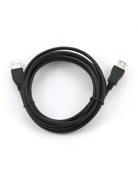 Gembird 3m USB 2.0 A M FM cable USB USB A Negro