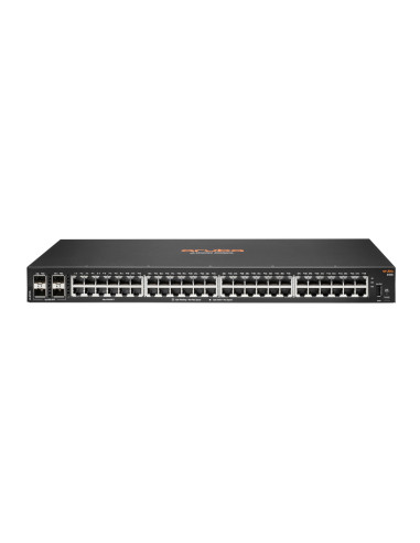HPE Aruba Networking Aruba 6100 48G 4SFP+ Gestionado L3 Gigabit Ethernet (10 100 1000) 1U Negro