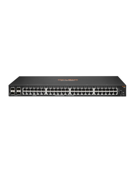 HPE Aruba Networking Aruba 6100 48G 4SFP+ Gestionado L3 Gigabit Ethernet (10 100 1000) 1U Negro