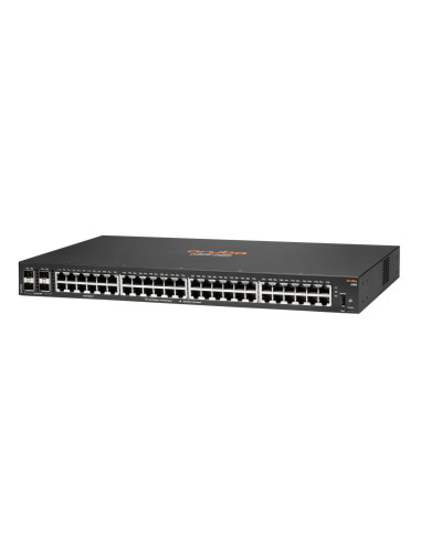 HPE Aruba Networking Aruba 6100 48G 4SFP+ Gestionado L3 Gigabit Ethernet (10 100 1000) 1U Negro