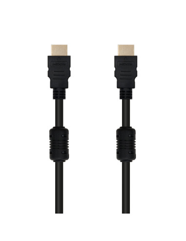 Nanocable HDMI, 5m cable HDMI HDMI tipo A (Estándar) Negro