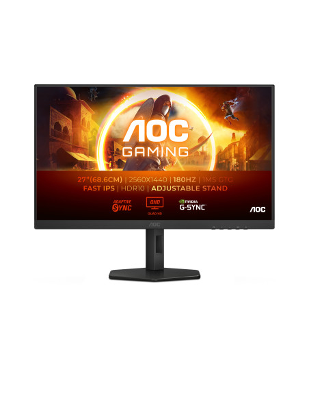 AOC G4 Q27G4XF pantalla para PC 68,6 cm (27") 2560 x 1440 Pixeles Quad HD LED Negro, Gris