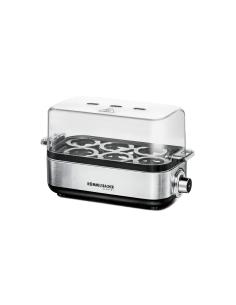Rommelsbacher ER 600 cuecehuevos 6 huevos 400 W Acero inoxidable, Transparente