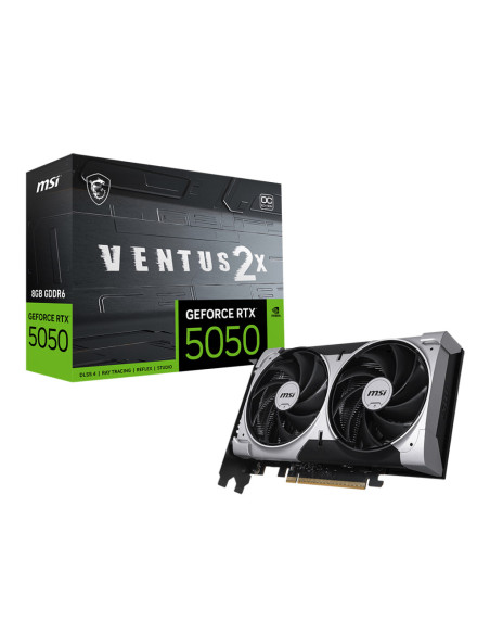 MSI GEFORCE RTX 5050 8G VENTUS 2X OC tarjeta gráfica NVIDIA 8 GB GDDR6