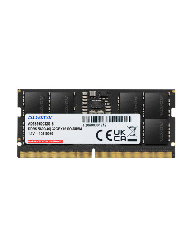ADATA Premier módulo de memoria 16 GB 1 x 16 GB DDR5 262-pin SO-DIMM ECC