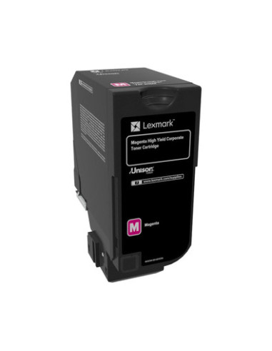 Lexmark 74C2HME cartucho de tóner 1 pieza(s) Original Magenta