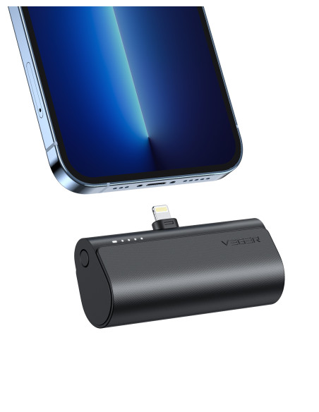 VEGER PlugOn-L VG-W0556P PowerBank plug-on 5000mah PD20W Lightning connector built-in
