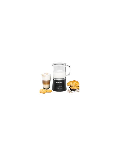 Rommelsbacher MS 625 espumador o calentador de leche Automático Negro, Acero inoxidable