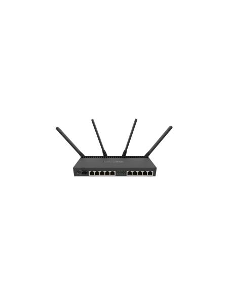 SWITCH MIKROTIK RB4011iGS+5HacQ2HnD-IN 10PTOS GIGABIT NEGRO RB4011iGS+5HacQ2HnD-