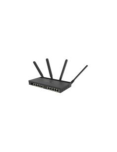 SWITCH MIKROTIK RB4011iGS+5HacQ2HnD-IN 10PTOS GIGABIT NEGRO RB4011iGS+5HacQ2HnD- 2