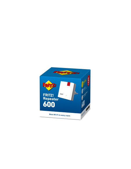 Repeater FRITZ! 600 International Repetidor de red 600 Mbit s Blanco