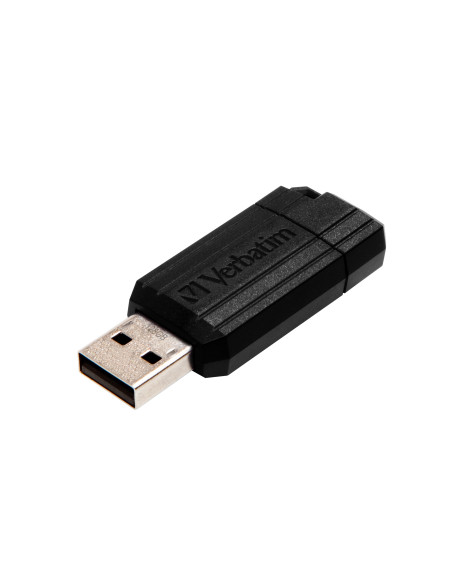 Verbatim PinStripe - Unidad USB de 128 GB - Negro