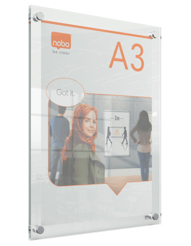Nobo Premium Plus A3 pizarrón blanco 420 x 297 mm Acrílico