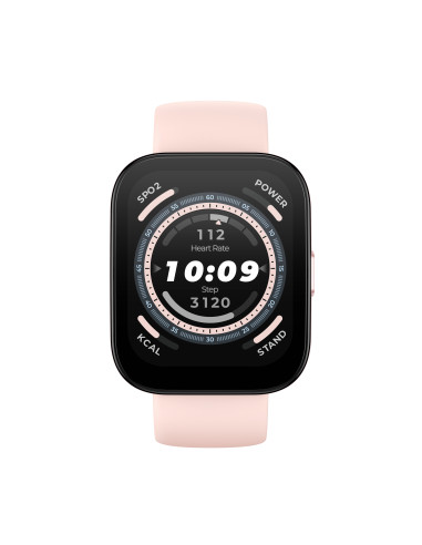 Amazfit Bip 5 4,85 cm (1.91") TFT 45.9 mm Digital 320 x 380 Pixeles Pantalla táctil Rosa GPS (satélite)