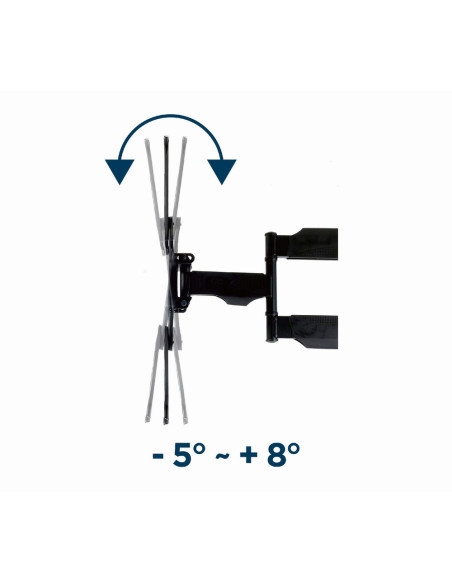 Gembird WM-55ST-01 soporte para TV 139,7 cm (55") Acero