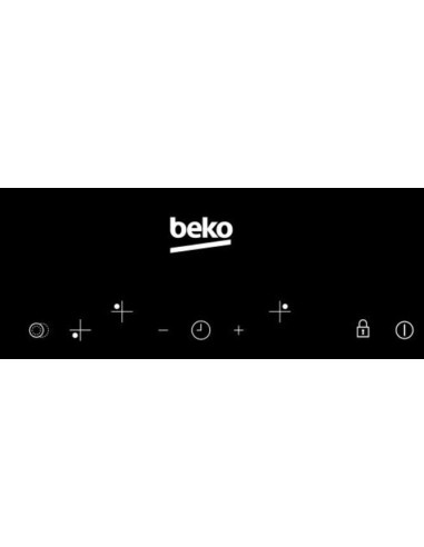 Beko HIC63402T hobs Negro Integrado Cerámico 3 zona(s)