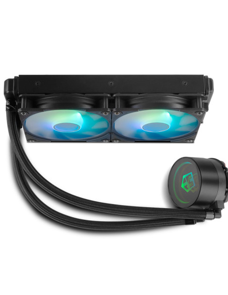 NOX Hummer M-240 ARGB Procesador Sistema de refrigeración líquida todo en uno 12 cm Negro