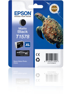 Epson Turtle Cartucho T1578 negro mate
