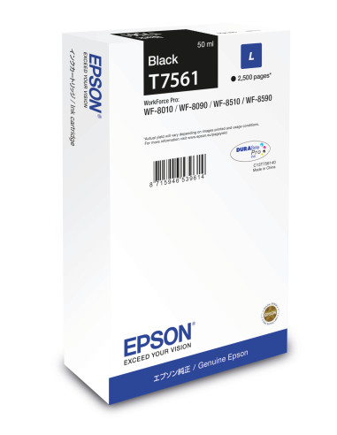 Epson Cartucho T7561 negro L