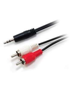 Equip 14709207 cable de audio 2,5 m 3,5mm 2 x RCA Negro