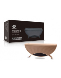 Conceptronic APOLLYON01GL altavoz portátil o de fiesta Oro 10 W 2