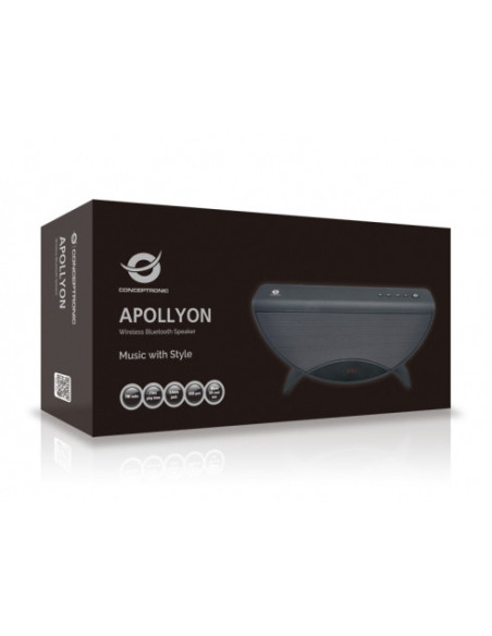 Conceptronic APOLLYON01GL altavoz portátil o de fiesta Oro 10 W