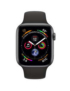 Apple Watch Series 4 OLED 40 mm Digital 324 x 394 Pixeles Pantalla táctil 4G Gris Wifi GPS (satélite) 2