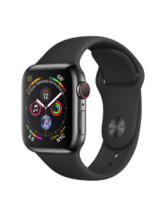Apple Watch Series 4 OLED 40 mm Digital 324 x 394 Pixeles Pantalla táctil 4G Negro Wifi GPS (satélite)