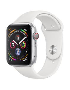 Apple Watch Series 4 OLED 44 mm Digital 368 x 448 Pixeles Pantalla táctil 4G Plata Wifi GPS (satélite)