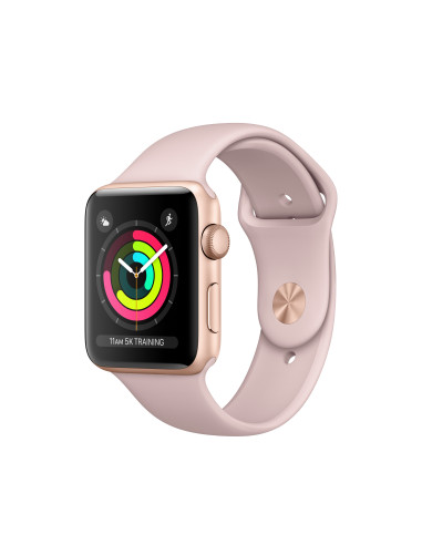 Apple Watch Series 3 OLED 42 mm Digital 312 x 390 Pixeles Pantalla táctil Oro Wifi GPS (satélite)