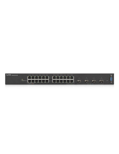 Zyxel XGS2210-28 Gestionado L2 Gigabit Ethernet (10 100 1000) 1U Negro