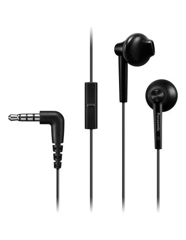 Panasonic RP-TCM55E Auriculares Alámbrico Dentro de oído Llamadas Música Negro