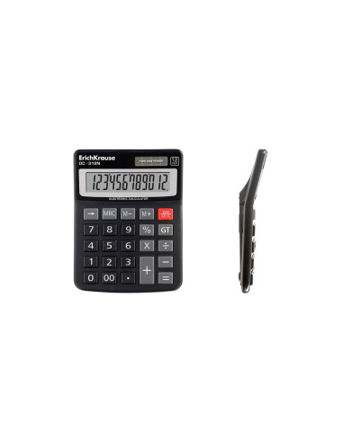 ErichKrause DC-312N calculadora Escritorio Calculadora básica Negro