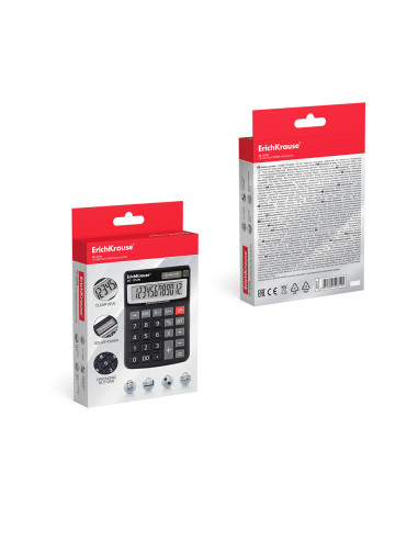 ErichKrause DC-312N calculadora Escritorio Calculadora básica Negro