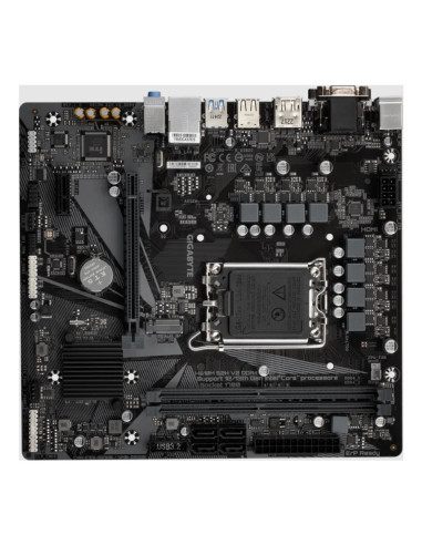 GIGABYTE H610M S2H V2 DDR4 Placa base - Compatible con procesadores Intel Core 14th CPUs, 6+1+1 Hybrid Phases Digital VRM, up