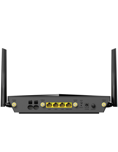 Cudy P5 router inalámbrico Gigabit Ethernet Doble banda (2,4 GHz   5 GHz) 5G Negro