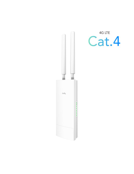 Cudy LT500 router inalámbrico Ethernet rápido Doble banda (2,4 GHz   5 GHz) 4G Blanco