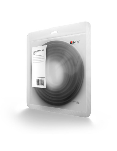 Lindy 47182 cable de red Negro 7,5 m Cat6a S FTP (S-STP)