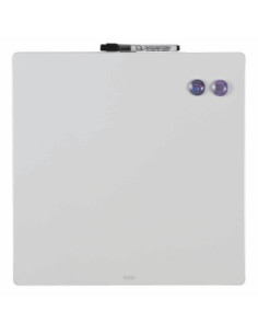 Rexel Pizarra hogar magnética 360x360mm blanca