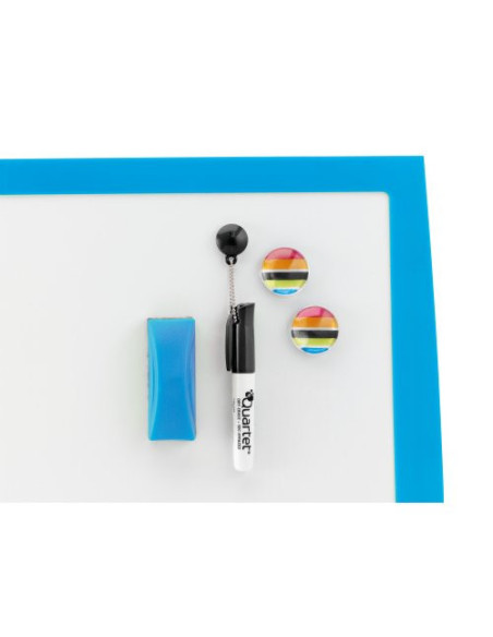 Rexel Pizarra blanca JOY azul 430 x 585 mm