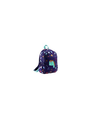 MOCHILA TRIPLE LISBOA RECICLADA FUN DINO MIQUELRIUS MR19247