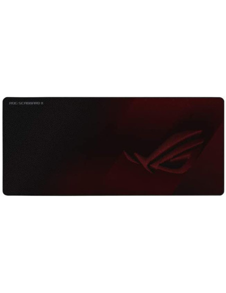 ASUS ROG Strix Scabbard II Alfombrilla de ratón para juegos Negro, Rojo