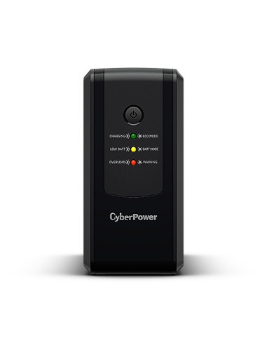 CyberPower UT650EG sistema de alimentación ininterrumpida (UPS) Línea interactiva 0,65 kVA 360 W 3 salidas AC