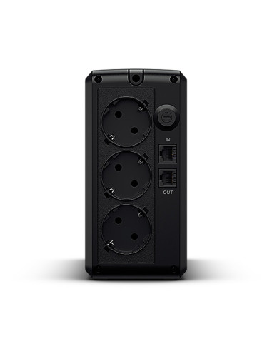 CyberPower UT650EG sistema de alimentación ininterrumpida (UPS) Línea interactiva 0,65 kVA 360 W 3 salidas AC