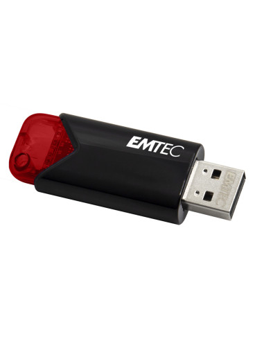 Emtec Click Easy unidad flash USB 256 GB USB tipo A 3.2 Gen 1 (3.1 Gen 1) Negro, Rojo
