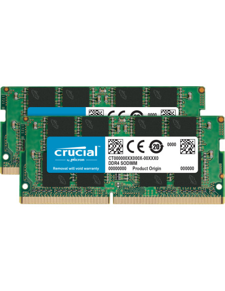 Crucial CT2K8G4SFRA32A módulo de memoria 16 GB 2 x 8 GB DDR4 260-pin SO-DIMM