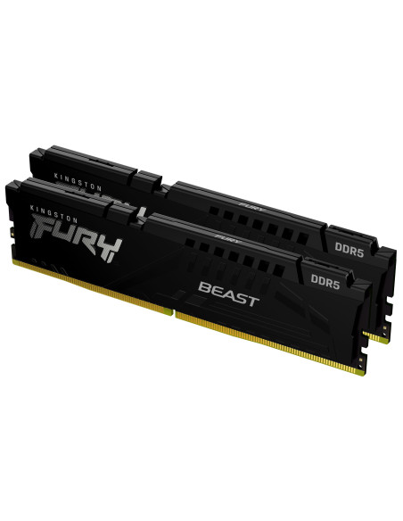 Kingston Technology FURY Beast 64GB 5600MT s DDR5 CL40 DIMM (Kit de 2) Black