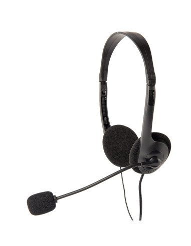 Gembird MHS-123 auricular y casco Auriculares Alámbrico Diadema Llamadas Música Negro