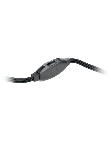 Gembird MHS-123 auricular y casco Auriculares Alámbrico Diadema Llamadas Música Negro