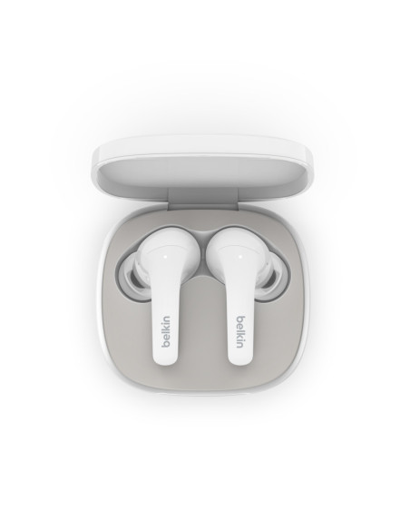 Belkin SOUNDFORM Flow Auriculares Inalámbrico Dentro de oído Llamadas Música USB Tipo C Bluetooth Blanco